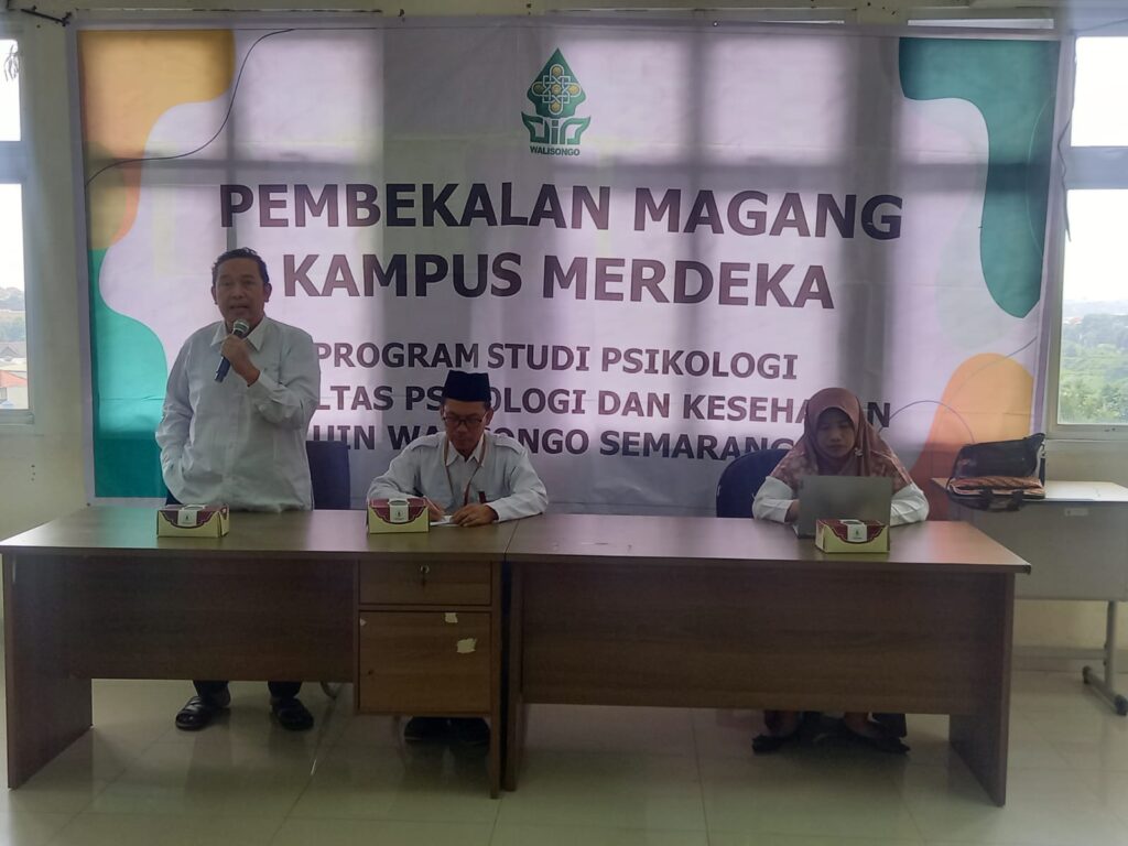 Pembekalan Magang Program Kampus Merdeka Prodi Psikologi FPK UIN